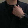 WERKSTATT MUNCHEN edge chain rose bud bracelet M2712 PWM2